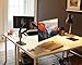 Bestand Premium Dual Monitor Stand - Dual Monitor Mount for LED LCD,Up to 17''-27'' Screen,Aluminum (Gray)