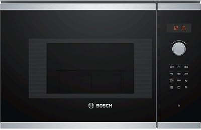 Bosch Serie 4 Built In Microwave With Grill - Stainless Steel
