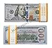 EWIBUSA 100 pcs Bills 10,000 Dollar Props Money magic Props Advertising & Novelty Real Looking New Style Copy Double-Sided Printing for Movie