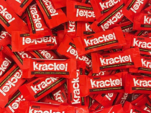 RiverFinn Delicious Krackel Mini Chocolate Bars- Chocolate Candy with Crisped Rice (1 Lb. (16 oz.))