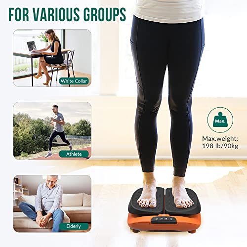 Snailax Vibration Foot Massager with Heat, App Control, Adjustable Vibration Electric Foot