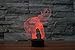 3D Optical Illusion LED Desk Lamp, 7 Color Changing with USB Cable Touch Button Night Light - Best Gift for Kids/Friends/Birthdays/Home Bedroom Decor Lighting (Elephant)