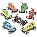 Prextex 16 pack Kids Racing Car Pull Back and Go Vehicles Great Easter Eggs Fillers or Stocking Stuffers and Toys for Boys Best Pull Back Racing Cars for Toddlers