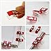 CADY Wonder Clips, Paper Clips, Blinder Clips, Multi-Purpose Clips, 100pcs, Purple