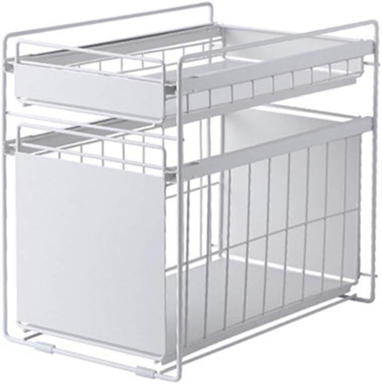 akb Canasta Deslizante de 2 Niveles, cajón Organizador, gabinete Debajo