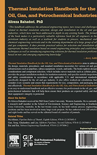 Thermal Insulation Handbook for the Oil, Gas, and Petrochemical Industries