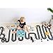 LISIBOOO Cotton Crawling Blanket,Play Games Floor Mat Road Adventure Racing Carpet,Kids Long Pad for Bedroom Playroom Classroom Indoor,69x27inch Rectangle Area Rugs