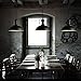 Pauwer Pendant Light Industrial Metal Barn Pendant Light with Dome/Bowl Shade Nautical Pendant light with Adjustable Chain