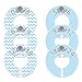 Closet Doodles C40 Elephant Blue Baby Boy Clothing Dividers Set of 6 Fits 1.25inch Rod
