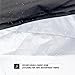 Ohuhu Waterproof Motorcycle Cover, All Season Waterproof Motorbike Covers Fits up to 108