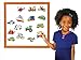 Ryans Room Small World Toys Wooden Toys -Stick Em Magnets - Vehicles