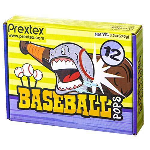Prextex Baseball Lollipops Kids Sports Ball Suckers for Birthday