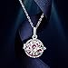 EUDORA Sterling Silver Angel Chime Caller Baby Pendant Chimes Bell Harmony Ball Mexican Bola Chain Necklace