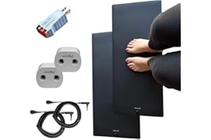 Earthing Universal Mat Kit 2 Pack, Clint Ober's Products, Grounding Mats for Office, Living Room, Kitchen