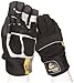 West Chester 96650 Yeti Waterproof Winter Gloves [Black] – 10.25 in. Length, 4.5 in. Width with PU Patch, PVC Grip. Synthetic Leather Safety Gloves