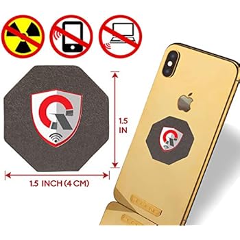 Best EMF Protection CELL PHONE : Radiation Protection Tesla Technology EMF Shield WiFi, Laptop-All Devices| Negative Ion Generator| Global AWARDS Anti Radiation Shield, EMF Blocker Neutralizer 1.5INCH
