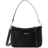 Michael Kors Jet Set Medium Top Zip Pochette Crossbody Bag, Gold-Tone