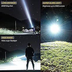 DARKBEAM USB Rechargeable LED Flashlight T002 Super