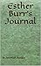 Esther Burr's Journal by Jeremiah Rankin