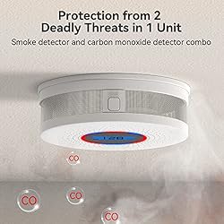 Smoke Detector Carbon Monoxide Detector Combo, Dual