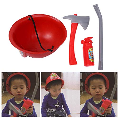 Kids Child Pretend Play Toys Accessory Tool Lots Profession Role Plays Game Toy Set(Fire Fighting)