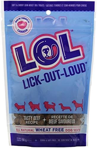 Complete Natural Nutrition Buddy's Kitchen Lick Out Loud LOL Dog Treat, 5.29-Ounce, Tasty Beef