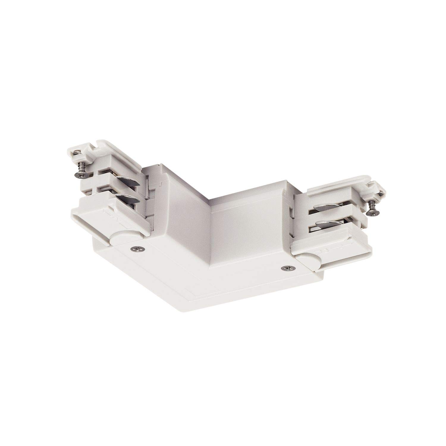 SLV L-Connector for S-Track 3-Phase Track/White