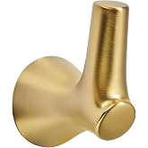AVICCI 5 Pack Towel Hooks Champagne Bronze Coat Hooks, Zinc Alloy Heavy Duty Bathroom Hooks Wall Mounted for Robes &amp; Towels Hand Towel Hook Holder Kitchen, Bathroom Accessories