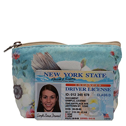 Women and Girls Cute Fashion Coin Purse Wallet Bag Change Pouch Key Holder (Birds)