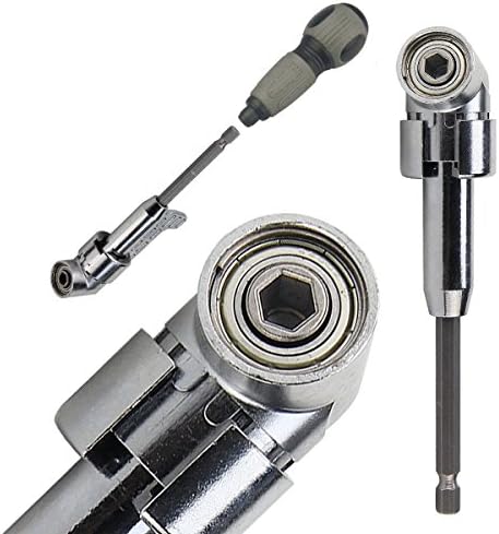 HakkaDeal Hex Magnetic Bit Holder,Right Angle Extension Driver and Screwdriver Drill