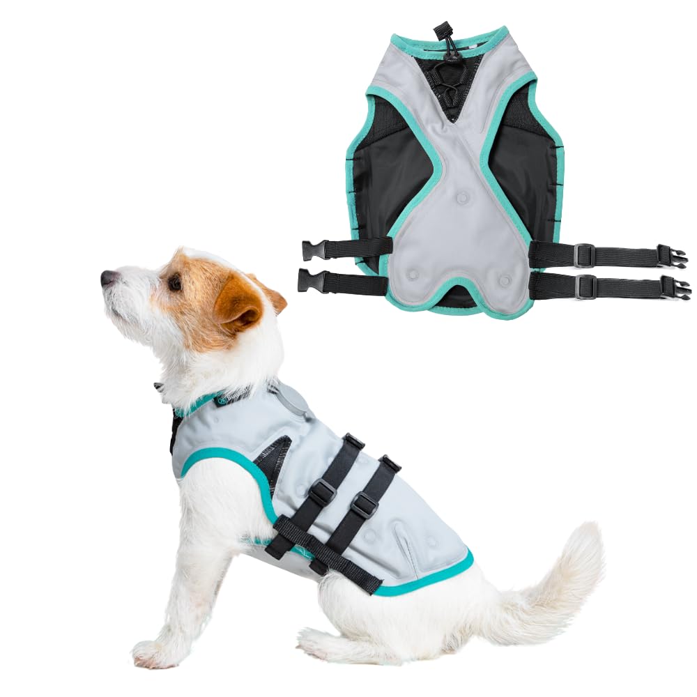 Suitical DRY Cooling Vest Dog, Small, Silver