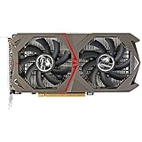 KKmoon Colorful Video Graphics Card NVIDIA GeForce GTX 1050 GPU 2GB 128bit Gaming 2048M GDDR5 PCI-E X16 3.0 DVI+HDMI+DP Port with Two Cooling Fans