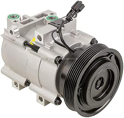 AC Compressor & A/C Clutch For Hyundai Sonata Santa Fe Kia Optima V6 - BuyAutoParts 60-00813NA New