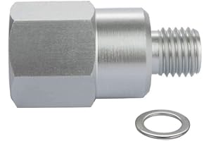 LARLANSZ M12 1.5 Adapter to 3/8 NPT LS Engine Swap Coolant Water Temp Sensor Adapter for LS1 LSX LS3 LM7 LR4 LQ4 LS6 L59 LQ9 LM4 L33 LS2 LH6 L92 L76
