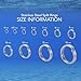 Riptail Stainless Steel Split Fishing Rings – Double Snap Loop Lure Connectors (Size 4mm (10lb) - 5 Pack)