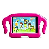 MOCREO iPad Mini Case for Kids, iPad mini /mini 2/ mini 3 Safety Light Weight Shock Proof Super Protection Freestanding Handle Cover for Kids (Pink)
