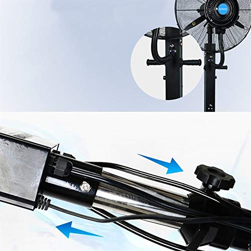 Standventilator Beschlagener oszillierender Ventilator 49L großer