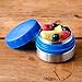 LunchBots Rounds 4oz Stainless Steel Non-insulated Leak-Proof Snack Container for Kids and Adults - Small Food Jar for Dressings, Dips, and Finger Foods - Dishwasher Safe - Royal Blue