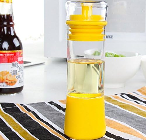 Doutless Bay Kitchen Two Out of Oil Oiler 1Pcs Silicone Brush BBQ Tool Cooking Oil Bottle/Can/Oiler, 100ml Healthy Oil Leakproof
