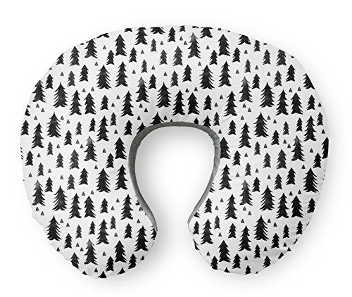 ORGANIC Boppy Nursing Pillow Cover "Black Forest Trees"