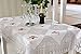 Fashion 100% Handmade Crochet Tablecloth Vintage Table Topper Floral Embroidered Table Cover Elegant Christmas Decorations Rectangle Tablecloth 54 By 72 Inch