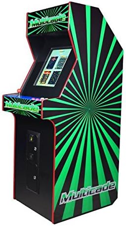 Coinopstore Professionally Made Commercial Quality LED JAMMA Ready Vertical Arcade Cabinet w Trackball. Plug and Play Any JAMMA Board!