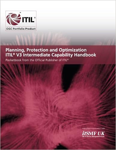 Planning Protection And Optimization Itil V3 Intermediate Capability Handbook Office Of Government Commerce 9780113312726 Amazon Com Books
