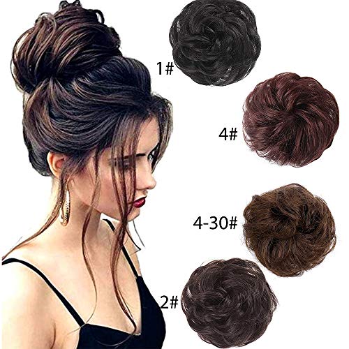 Stamped Glorious 100 Real Human Hair Bun Curly Messy Bun Hair