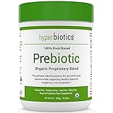Hyperbiotics Organic Prebiotic Powder - Promotes Growth of Good Bacteria while Supporting Healthy Digestion (with Jerusalem Artichoke and Acacia Fiber) - 375g (54 servings)
