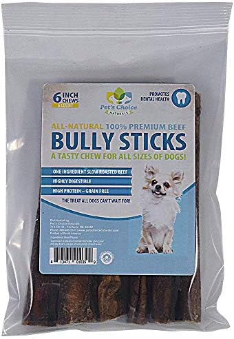 Pets Alternative Pharmacy Bully Pizzle, 6 Inch 12 Pk