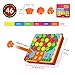 NextX Button Art Color Matching Mosaic Pegboard Puzzles Early Learning Educational Toys For Boys and Girls