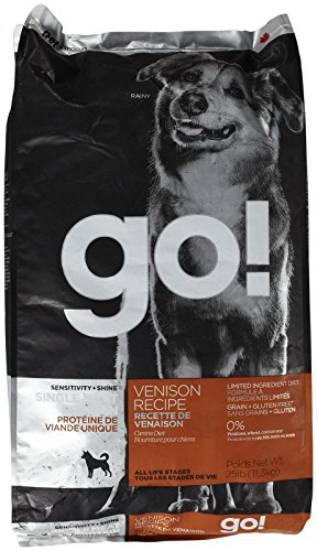 Go! Sensitivity + Shine Venison Recipe Dog Food - 25lb