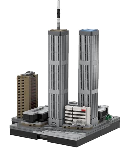 Amazon.com: ConsoleXpress World Trade Center Building Blocks Set