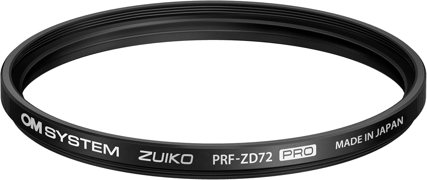 OM SYSTEM PRF-ZD72 PRO MFT Protective Filter for Olympus M.Zuiko Digital ED 8-25mm F4.0, 12-100mm F4.0 IS, 12-200mm F3.5-6.3, 40-150mm F2.8 and 100-400mm F5.0-6.3 IS I & II